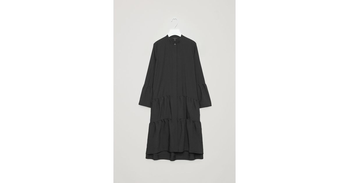 cos black shirt dress