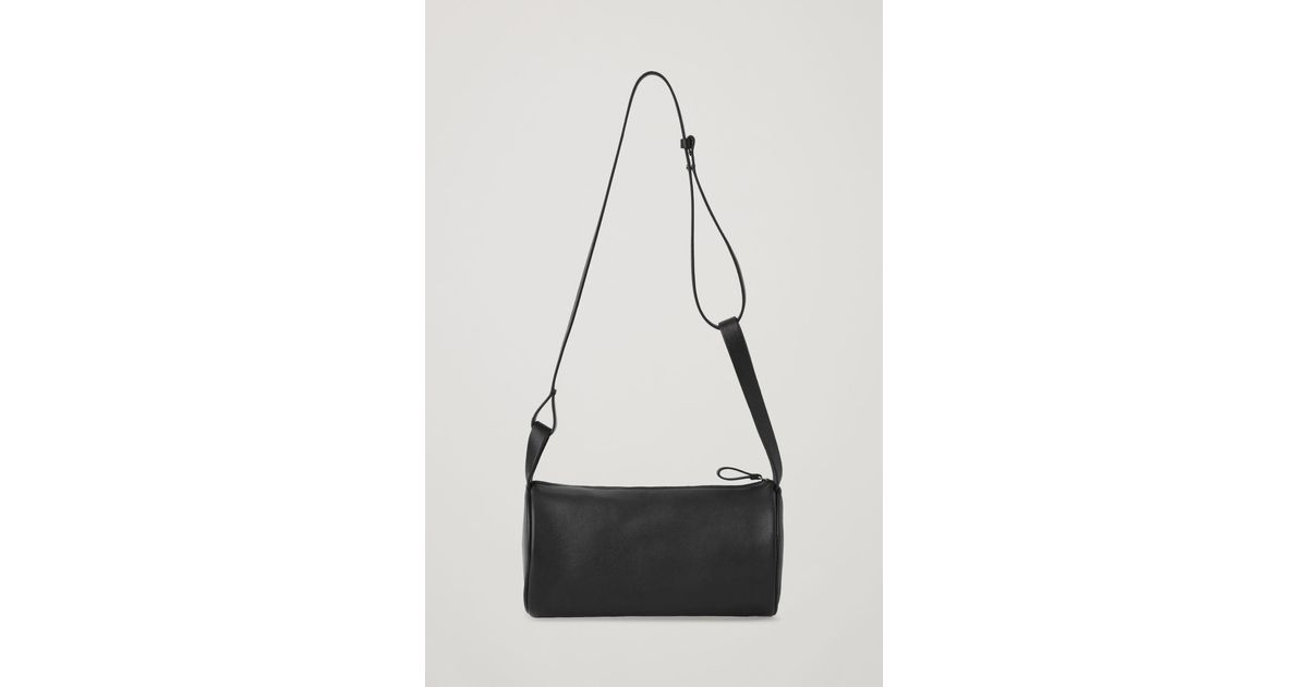 COS Leather Bowling Bag in Black Lyst
