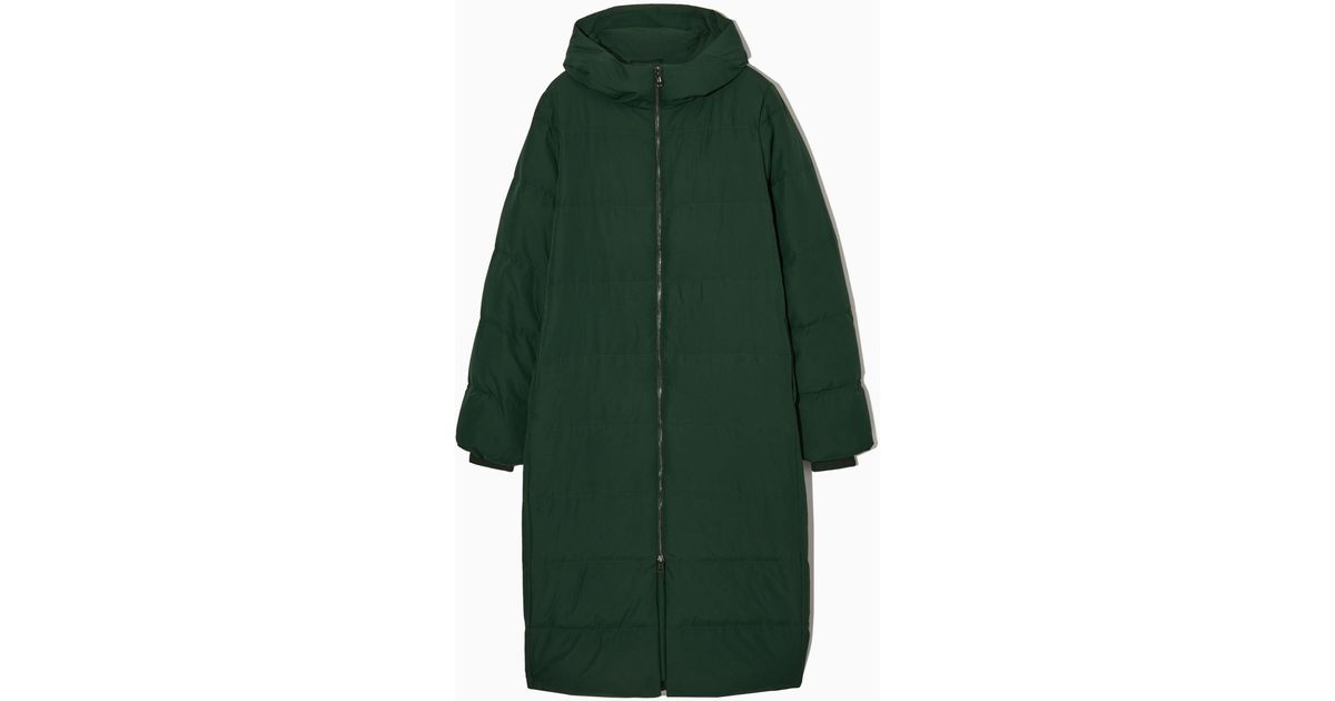 COS Recycled-down Puffer Coat in Green Lyst UK