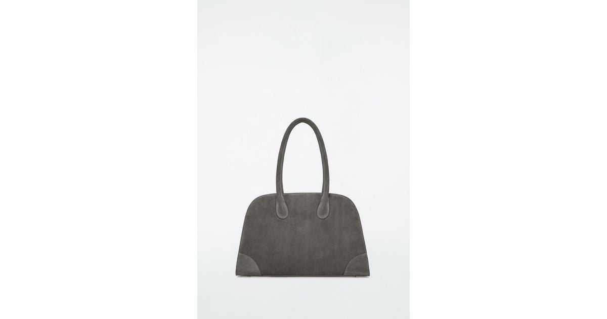 COS Small Studio Bowling Bag - Leather in Black | Lyst
