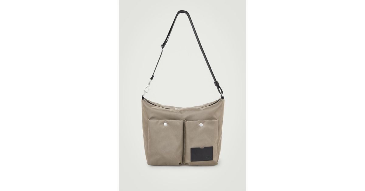 COS Utility Messenger in Natural for Men | Lyst