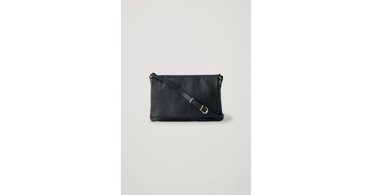 cos soft leather shoulder bag