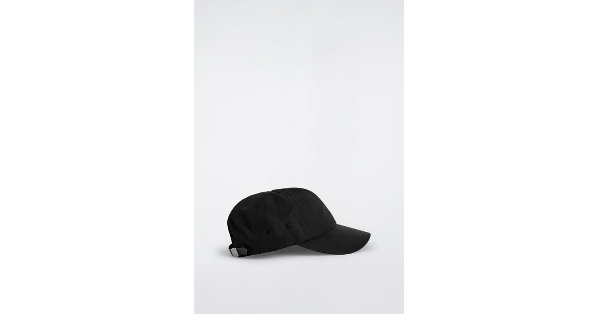 COS Shell Baseball Cap in Black for Men | Lyst
