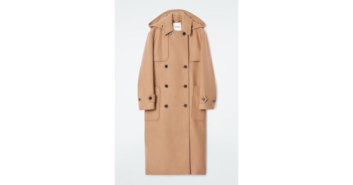 cos-Beige-Dufflecoat-Aus-Wolle