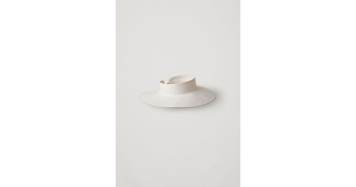 COS Synthetic Woven Visor With Wide 