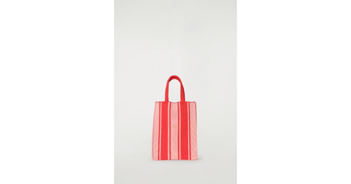 cos-Orange-Mini-Striped-Tote- 