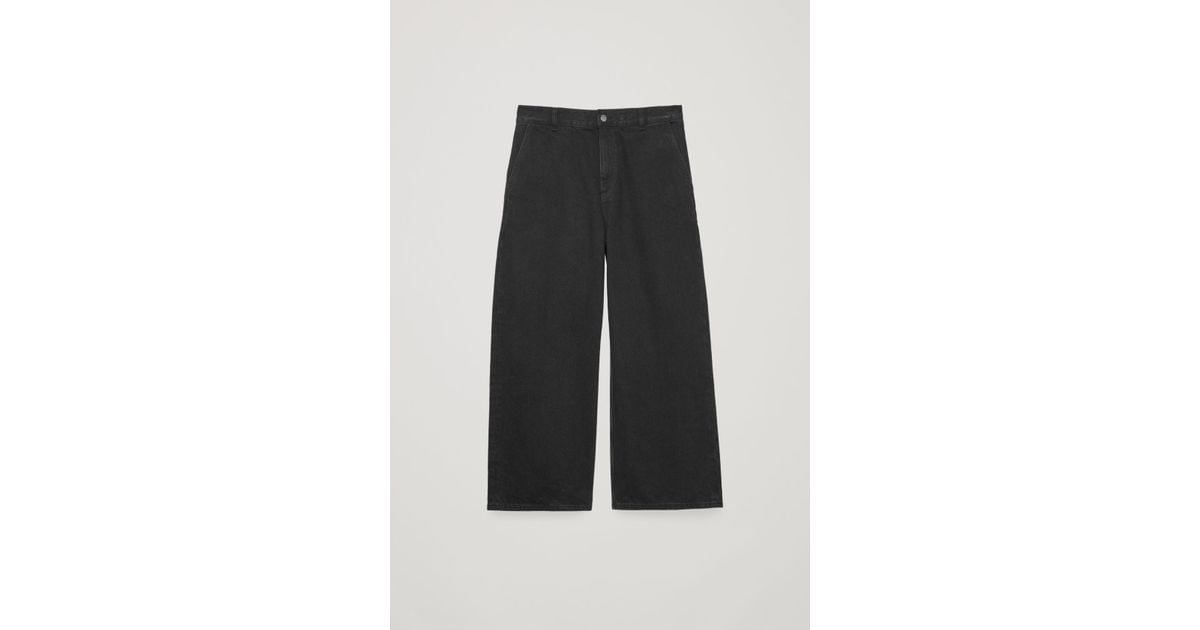 cos barrel leg jeans