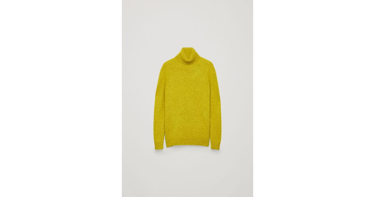 yellow cashmere jumper