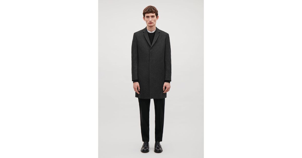 cos tailored wool coat