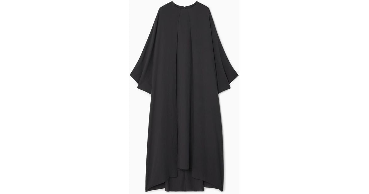 cos oversized kaftan midi dress Cos Oversized Kaftan Midi Dress In Yellow - 60% Off
