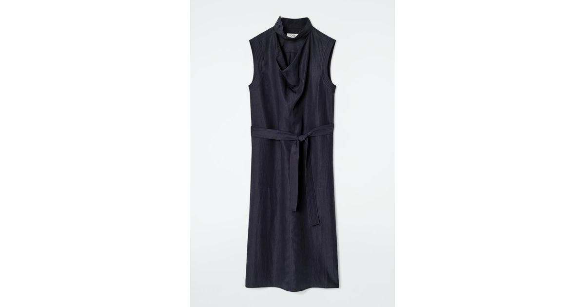 cos cut out dress SLEEVELESS CUTOUT MAXI DRESS - BLACK