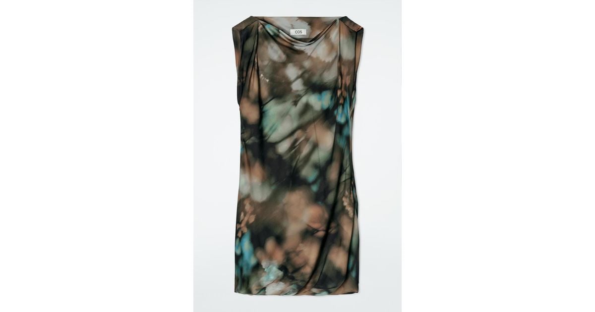cos botanical print silk dress cos botanical print silk dress