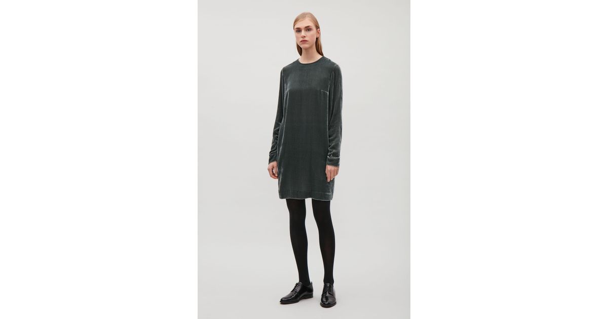 cos dress green