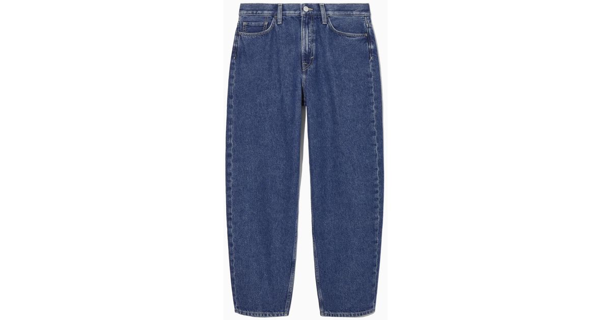 COS Arch Jeans Tapered in Blue Lyst