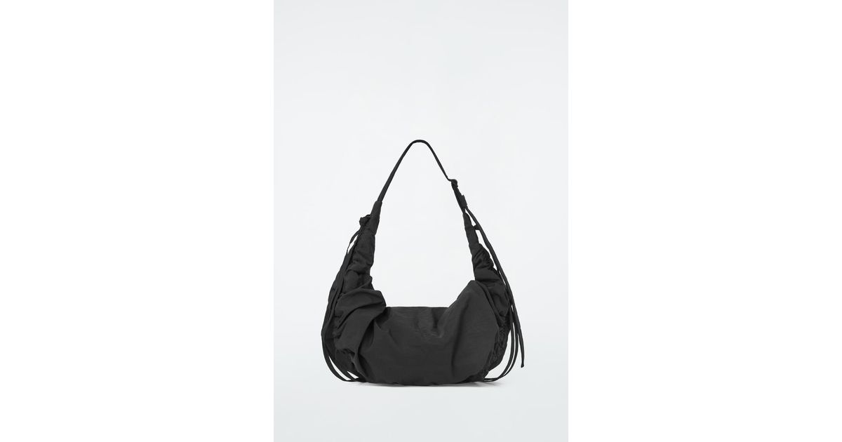 COS Canopy Mini Crossbody Bag - Nylon in Black | Lyst