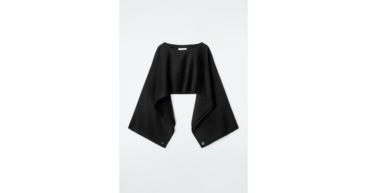 COS Wool Mix Hybrid Cape | endource