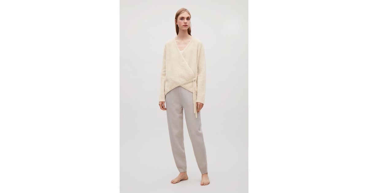 wrap over sweater