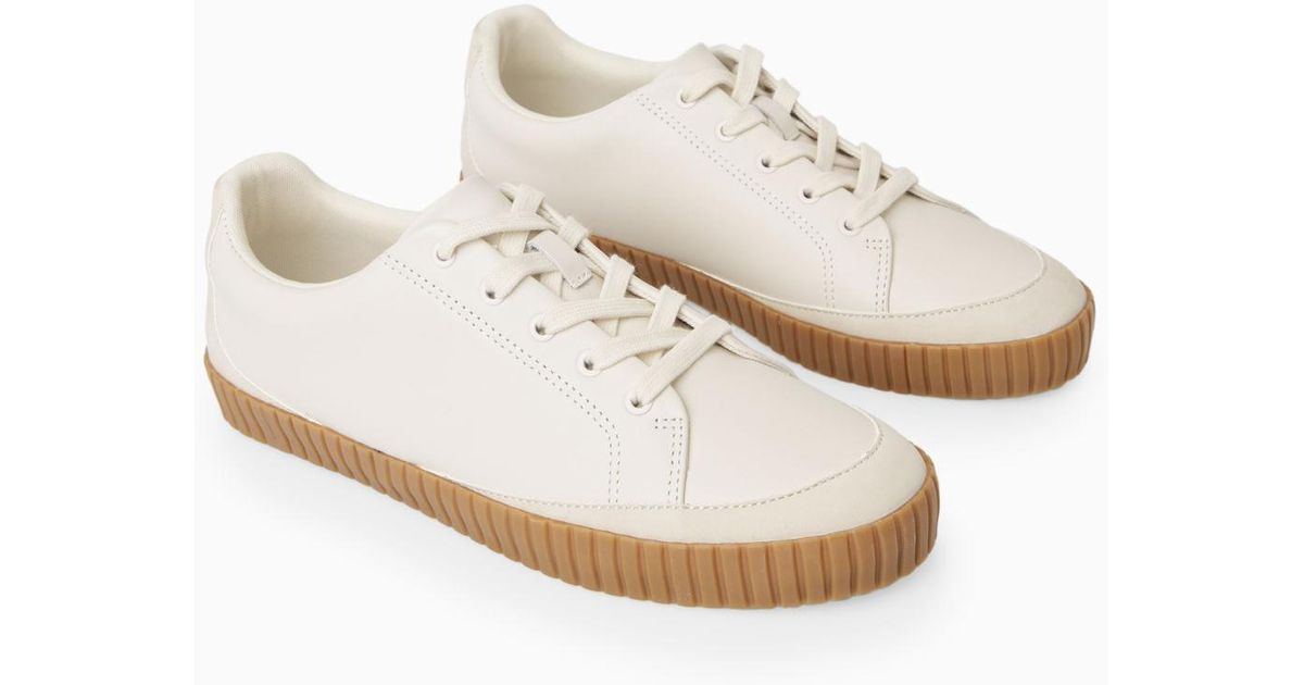 white platform sneakers payless