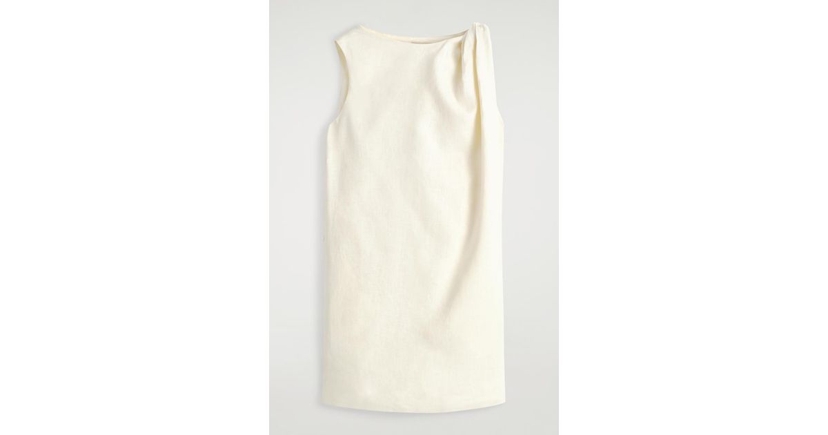cos twist detail mini dress TWIST-DETAIL MINI DRESS