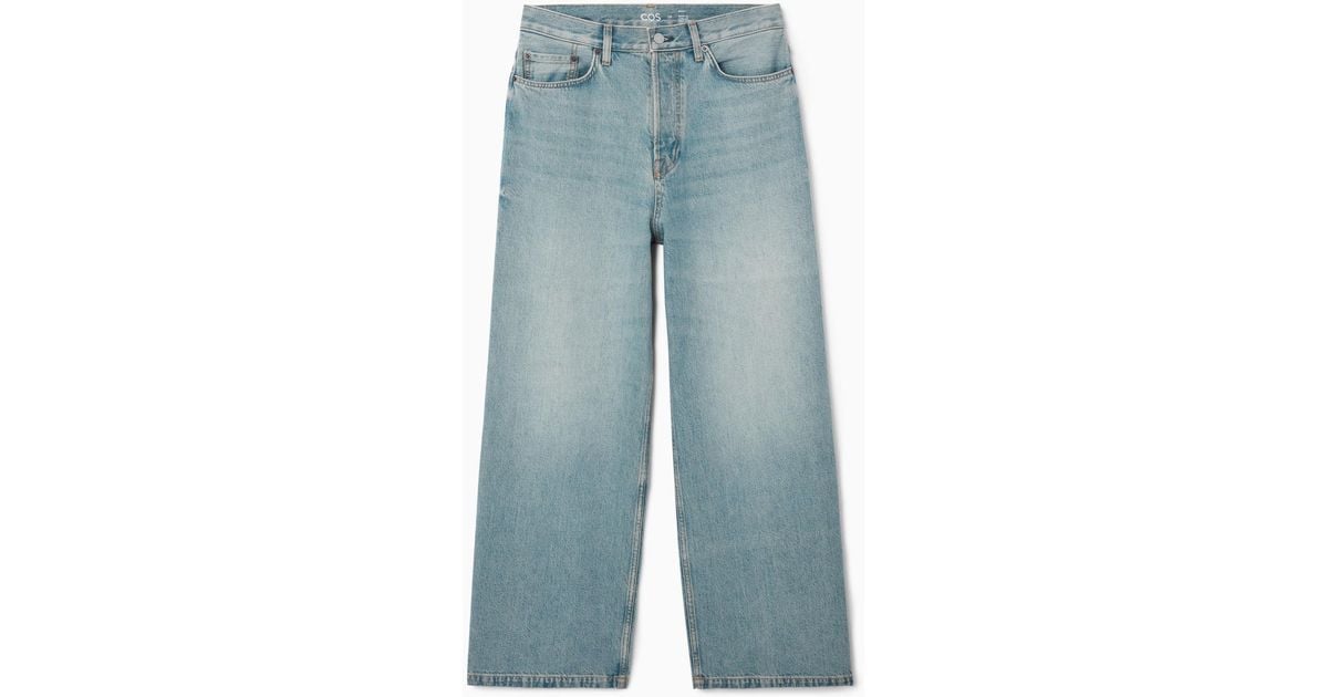 COS Volume Jeans - Wide in Blue | Lyst