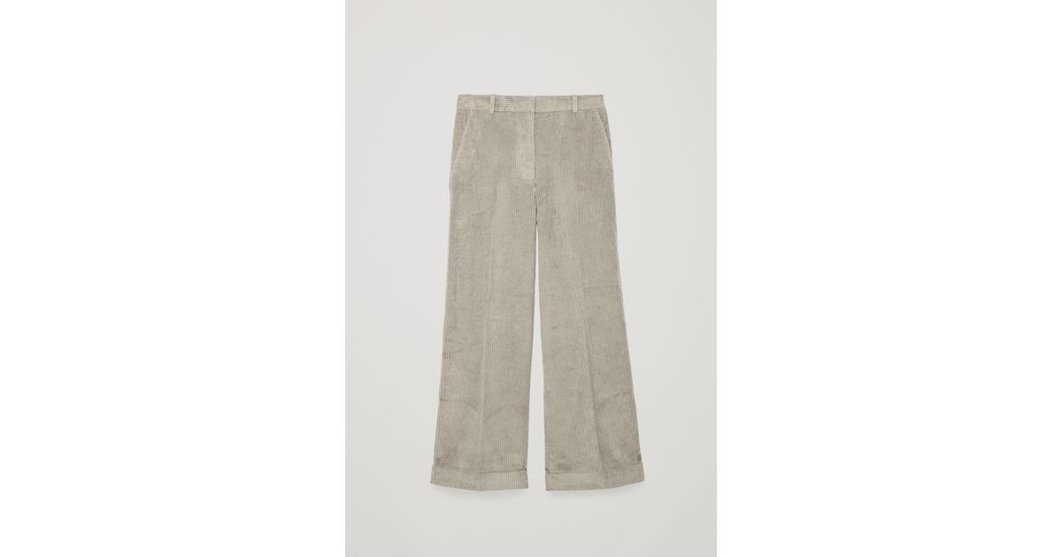 relaxed corduroy trousers