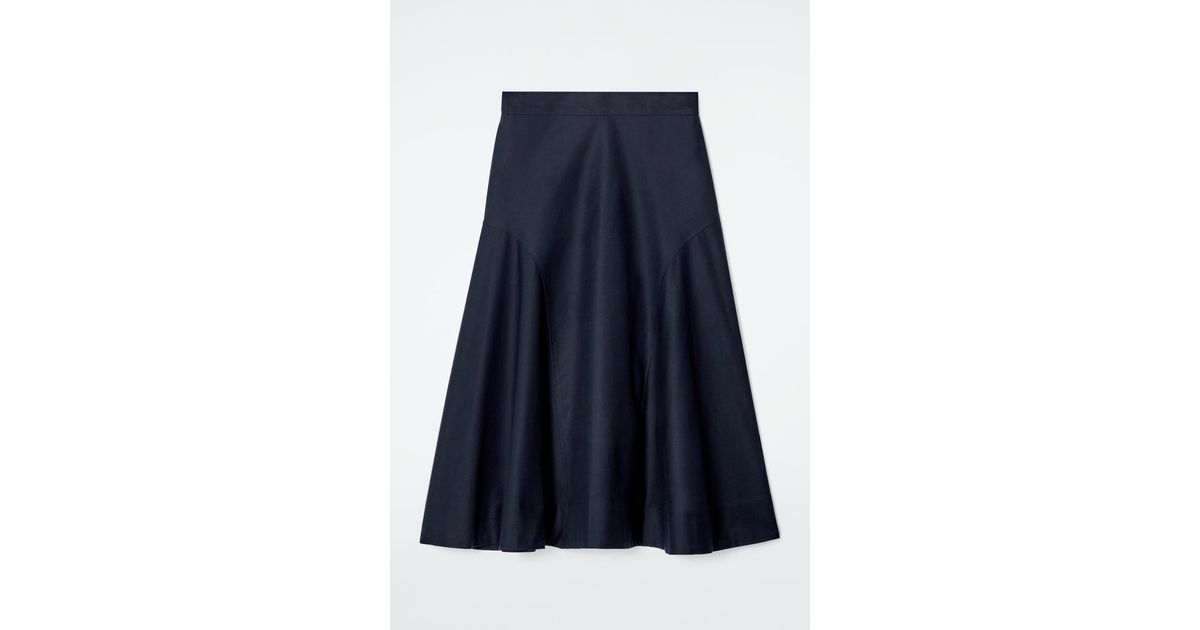 Jupe Courte COS Bleue Taille S – Coupe A-line Neuve Avec étiquettes