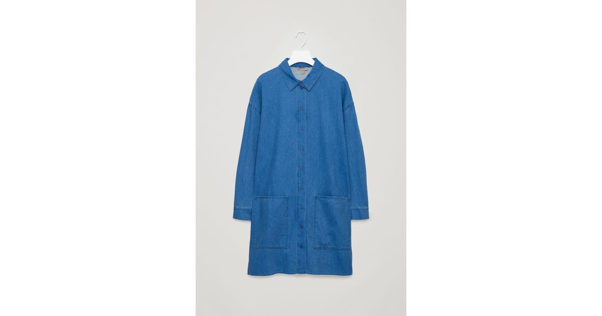 cos denim shirt dress