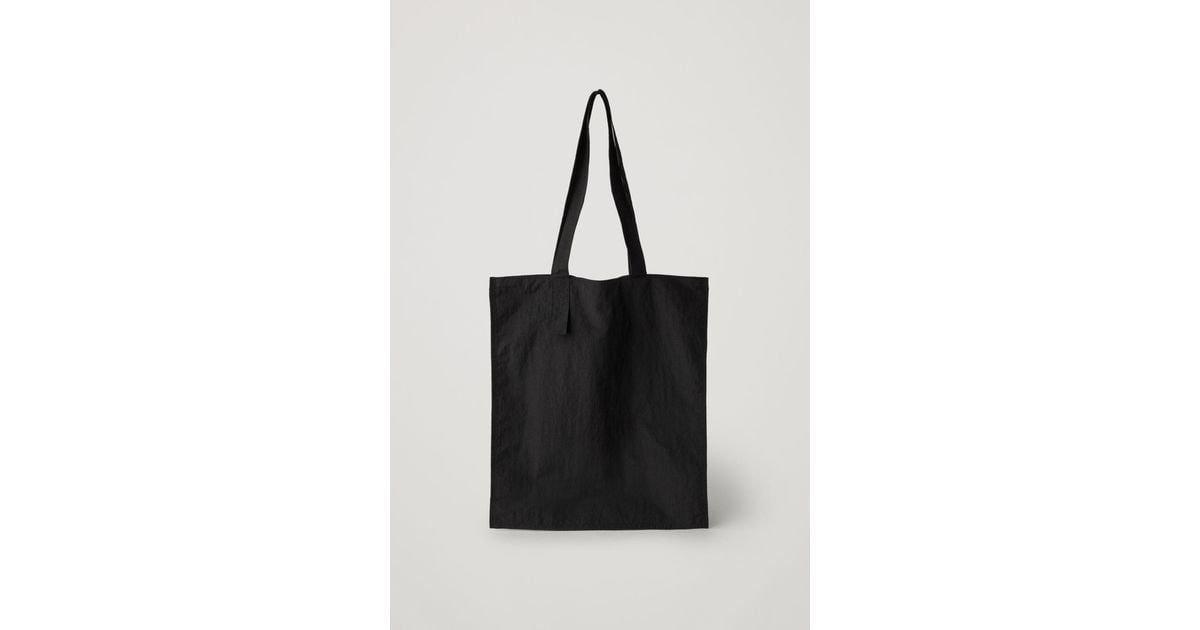 COS Synthetic Packable Tote Bag in Black for Men | Lyst