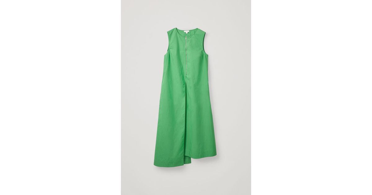 Cos Emerald Green Sleeveless Dress - DressXChange