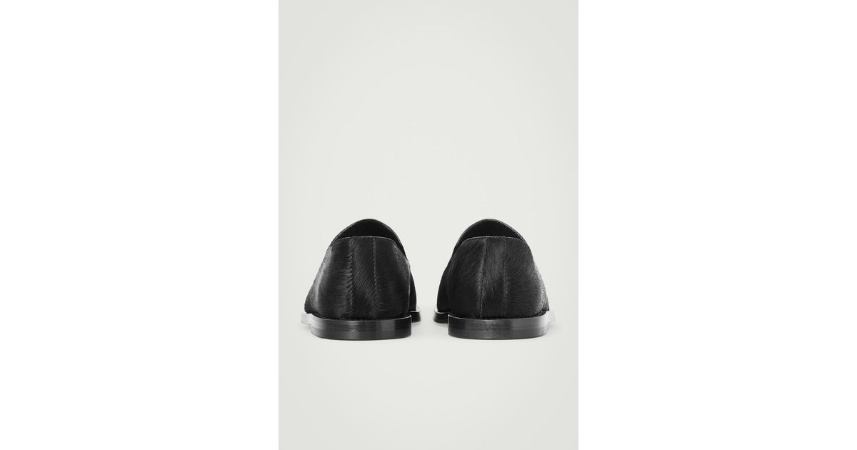 COS The Pony Hair Loafers in Black for Men | Lyst UK