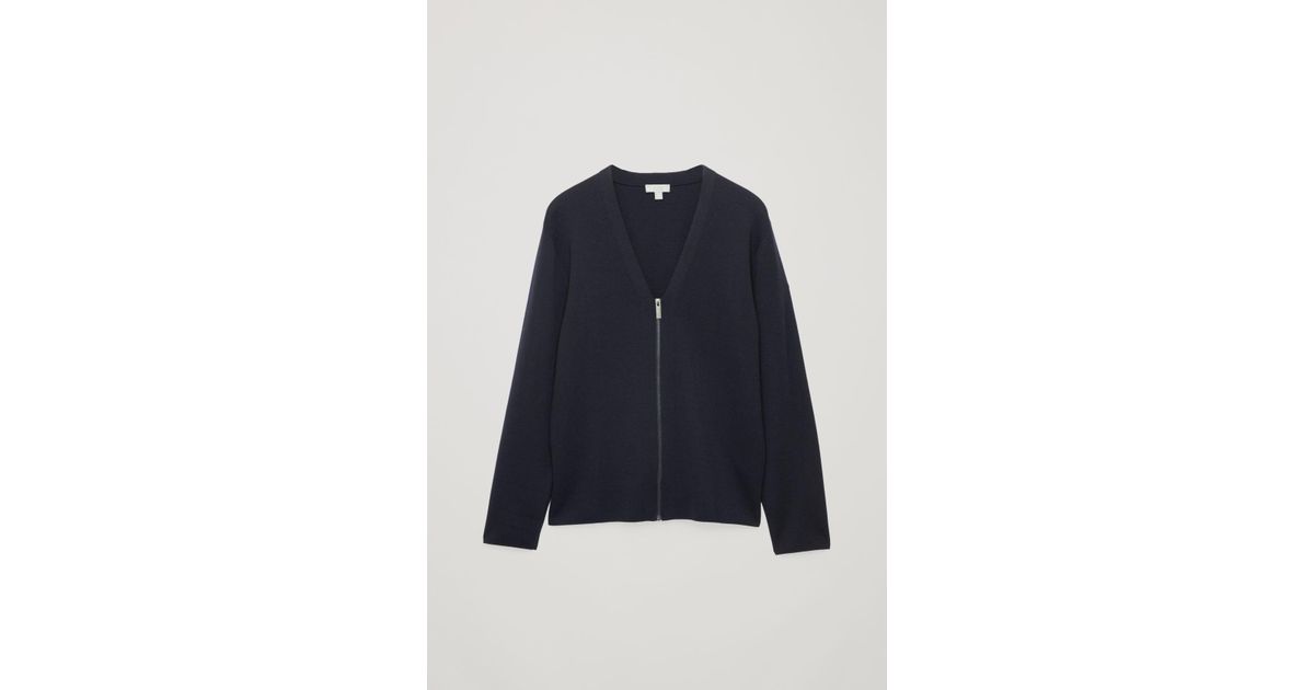 cos merino cardigan