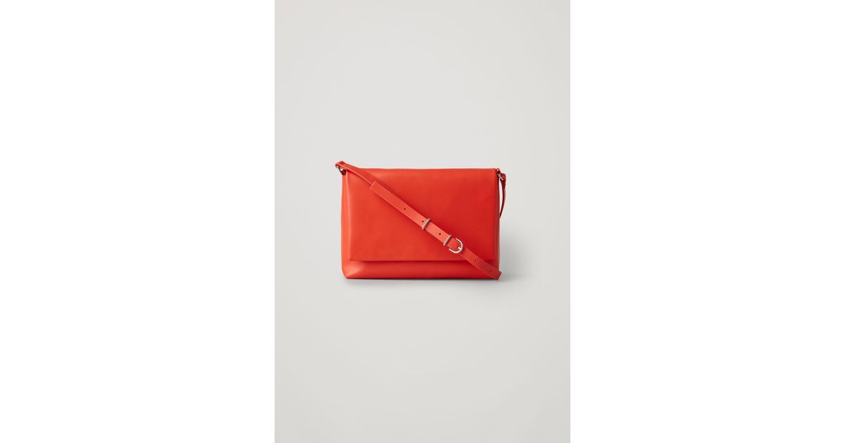 cos soft leather shoulder bag