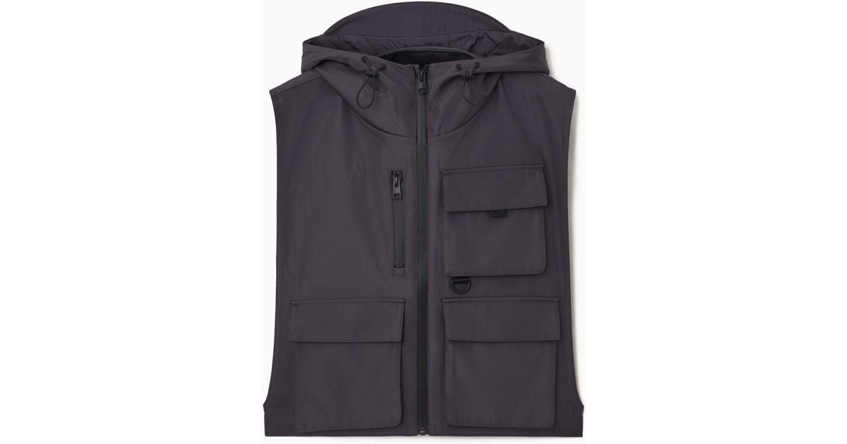 【SCENERITY】Cos Pigment Hooded Vest Cos Pigment Hooded Vest - SCENERITY