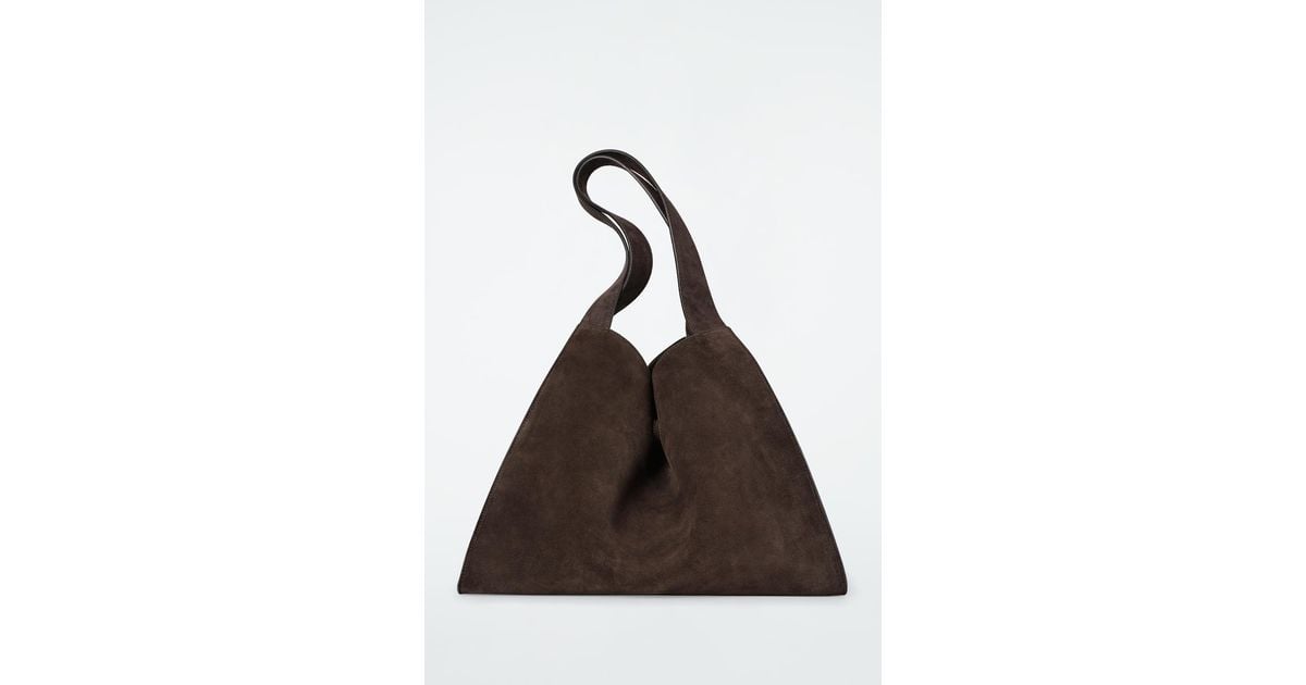 COS Alcoveトートバッグ ブラウン ALCOVE TOTE BAG - LEATHER - BROWN | COS