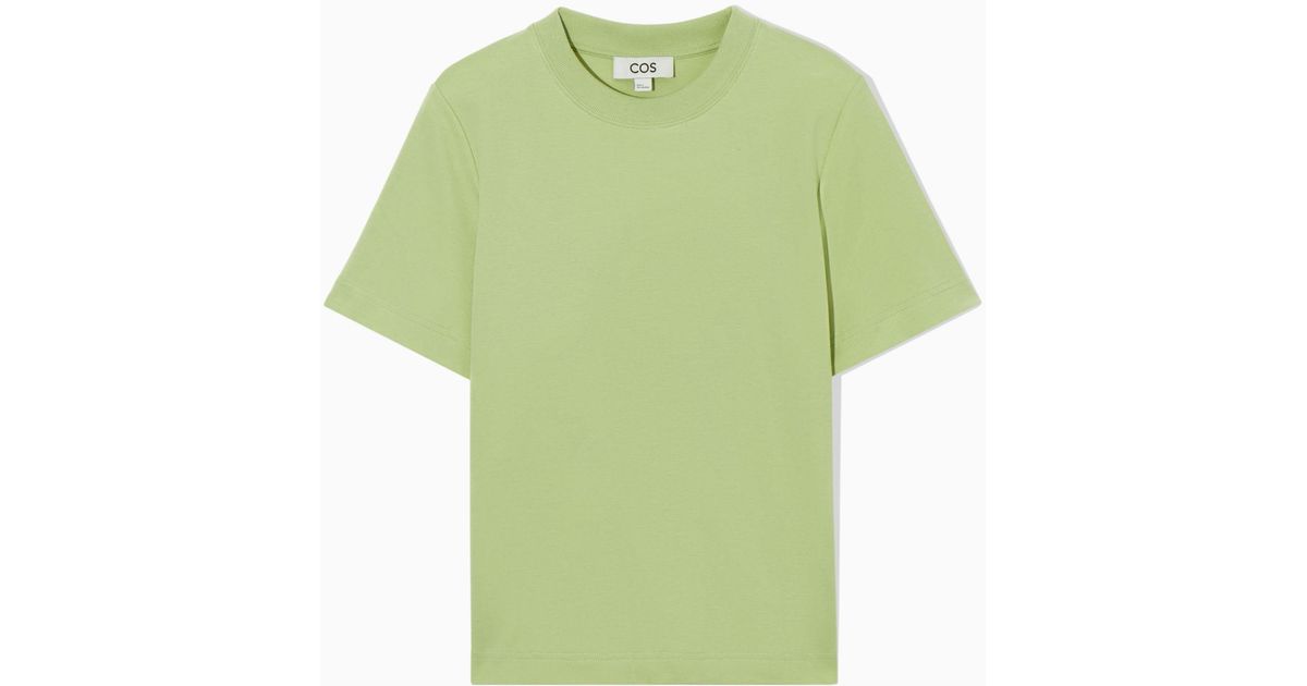 COS The Clean Cut T-shirt in Green | Lyst UK