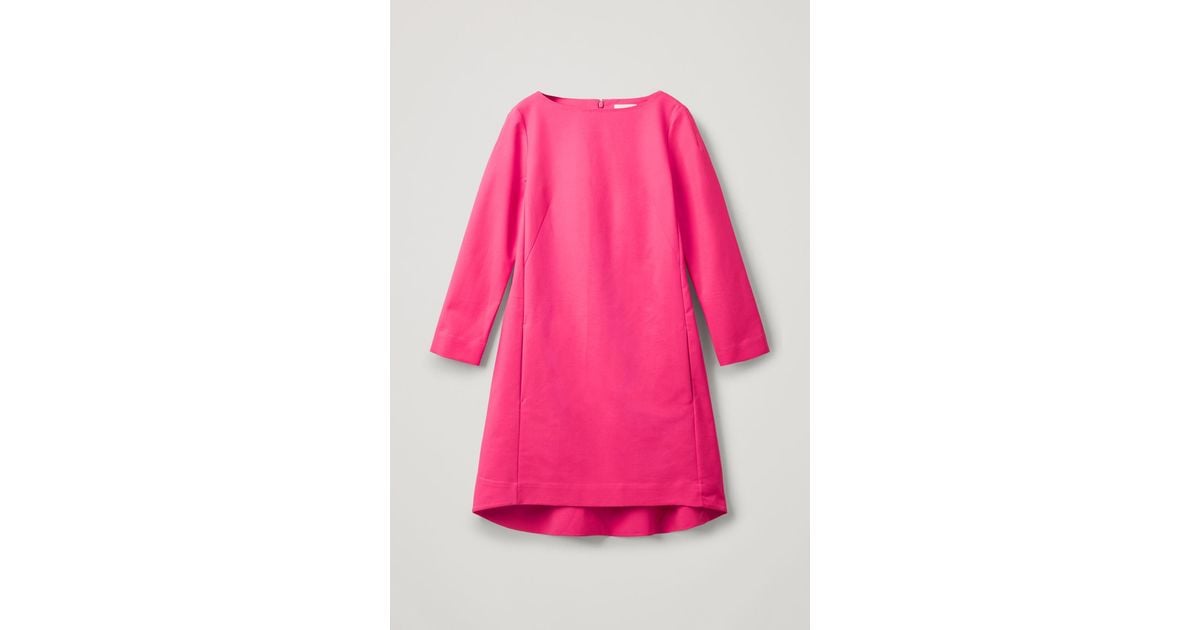 cos dress pink