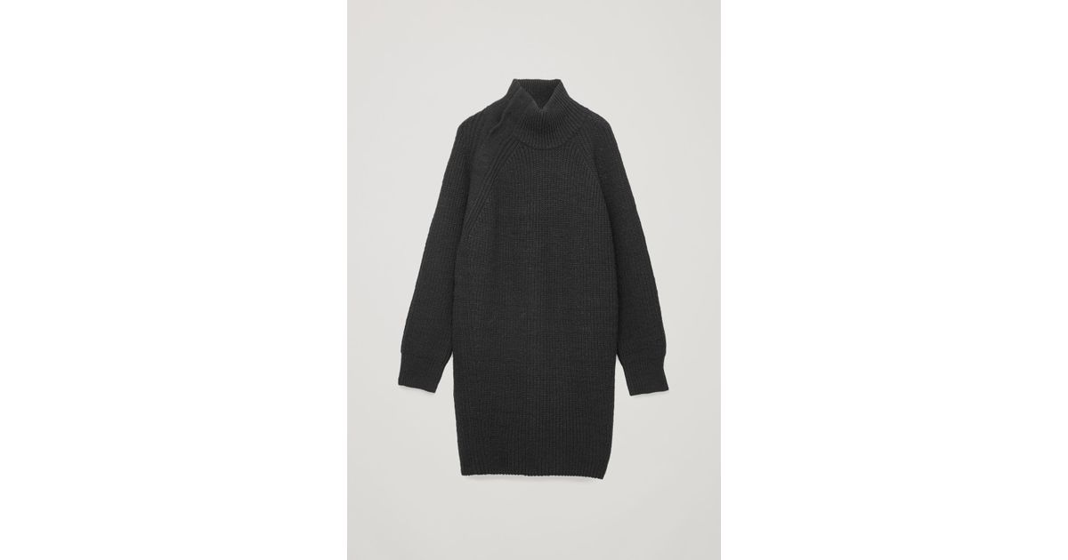 oversized wool dress