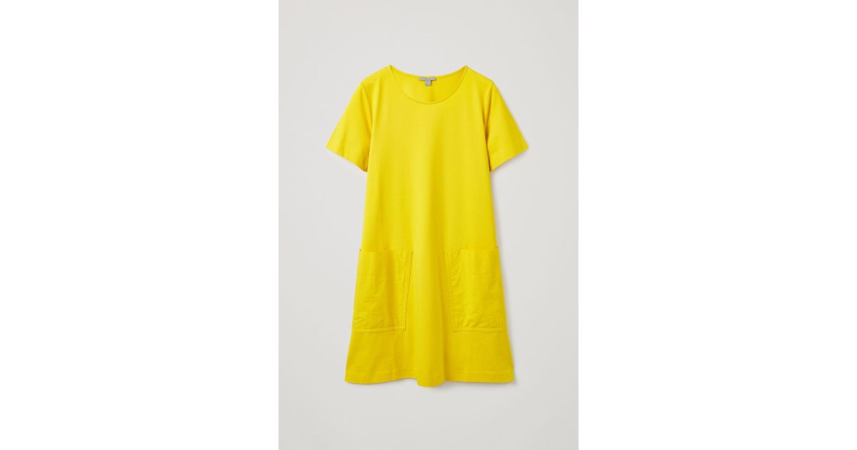 cos yellow dress