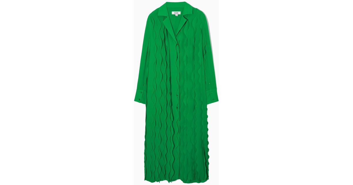 cos long green dress COS Modern Style, Designed To Last Shop Online