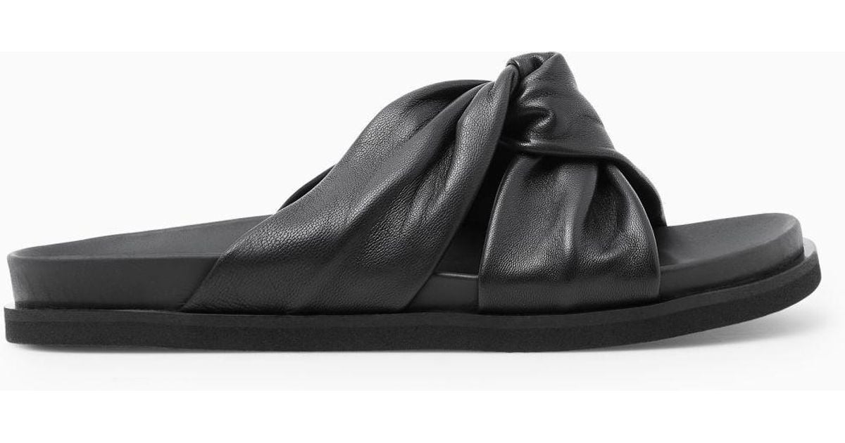 Cos crossover leather sandals clearance