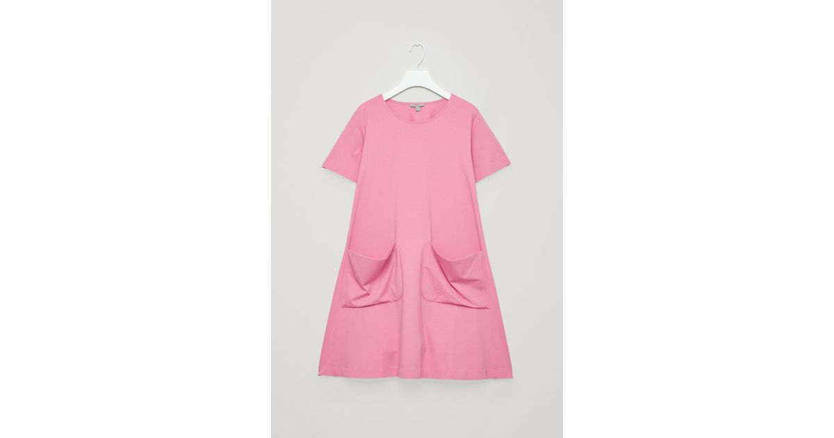 cos pink dress