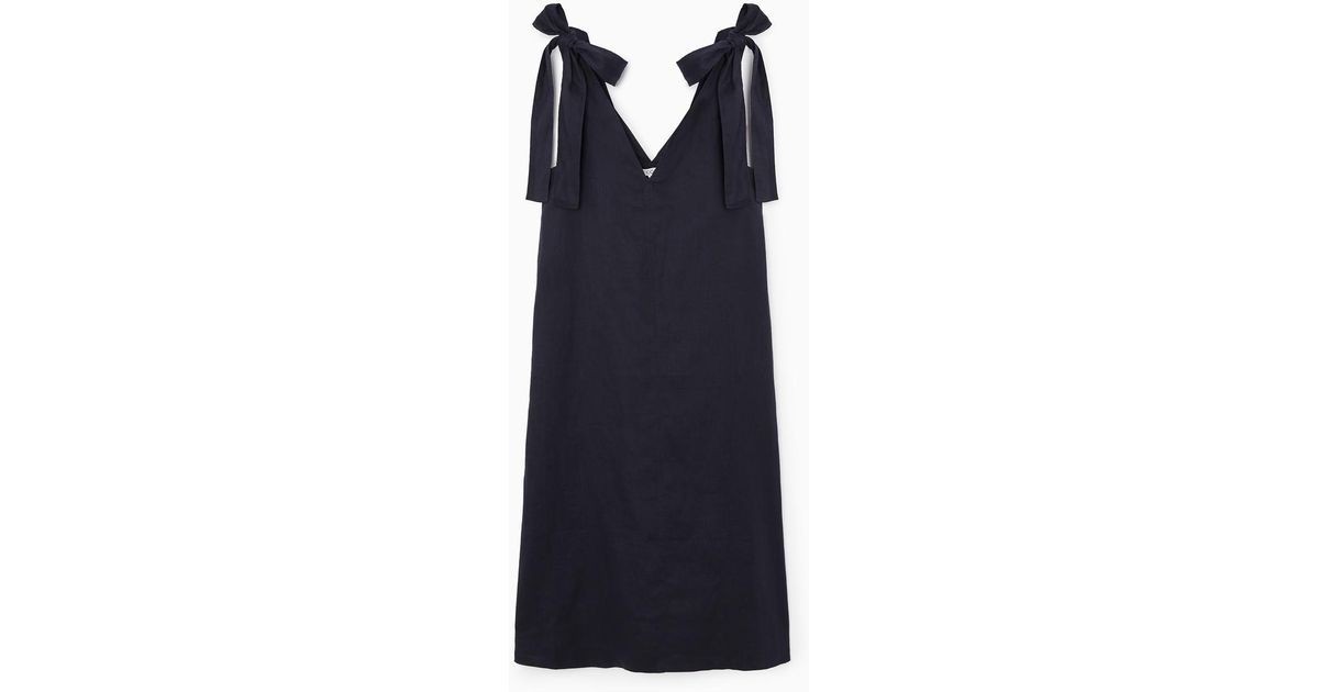 white linen dress with belt Maxi linen dress AGRA in White main image 1