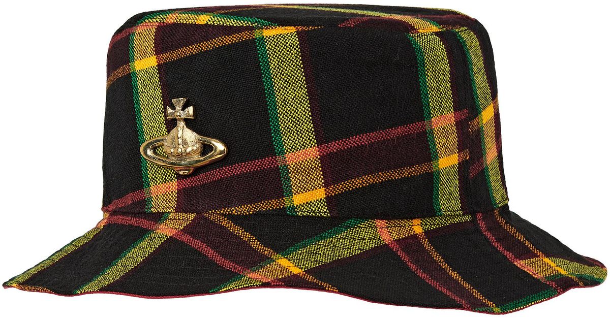Vivienne Westwood Fisher Bucket Hat in Green | Lyst