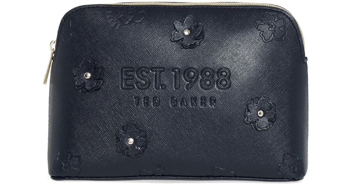 Ted Baker Flancon Applique Floral Wash Bag in Blue Lyst