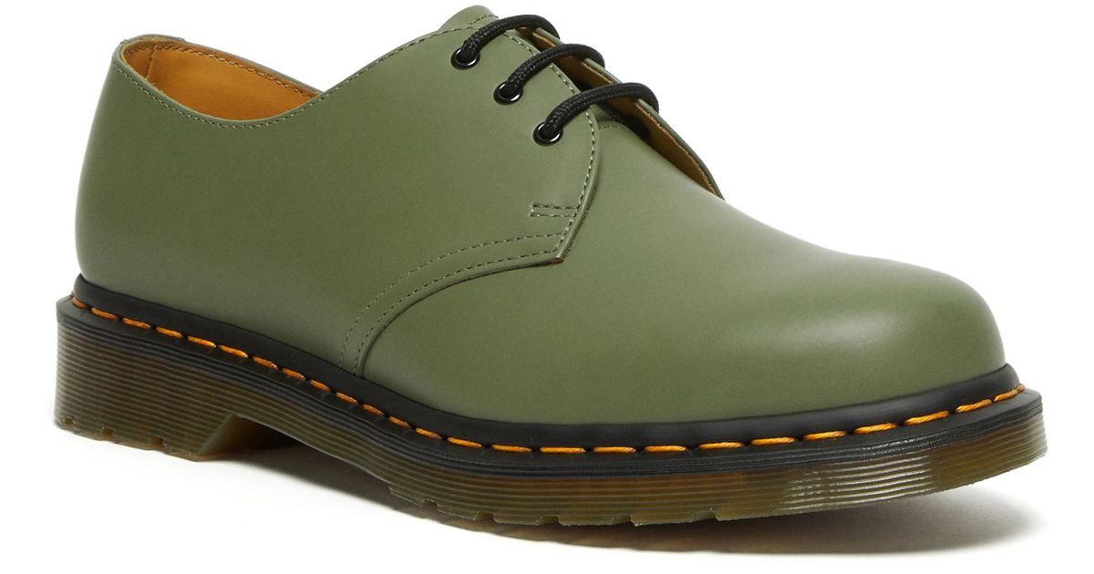 Dr. Martens 1461 Smooth Shoes in Green | Lyst