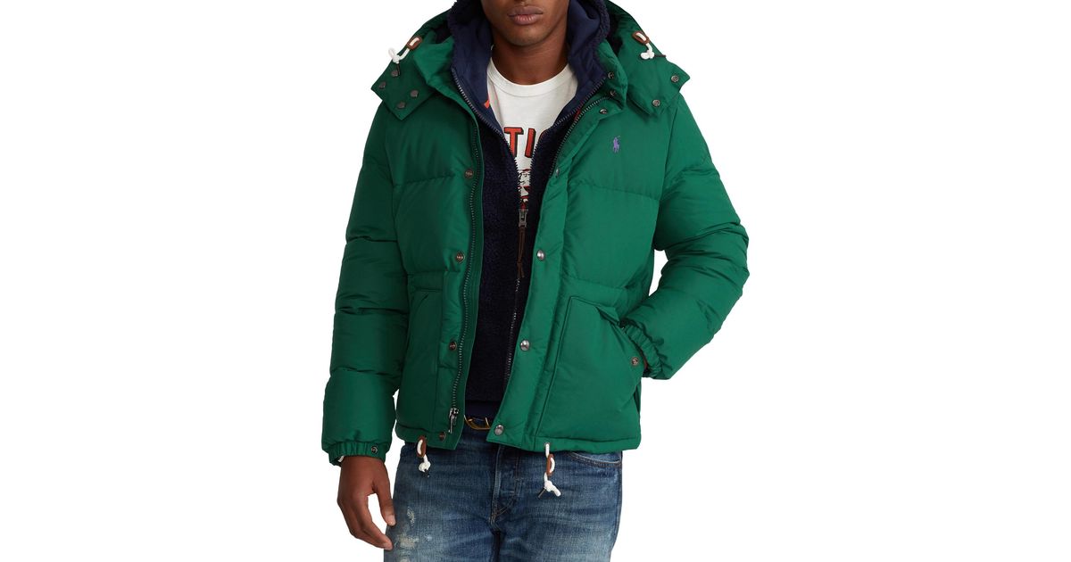 Polo Ralph Lauren Synthetic Recycled Polyester-boulder Jacket in Green for  Men | Lyst