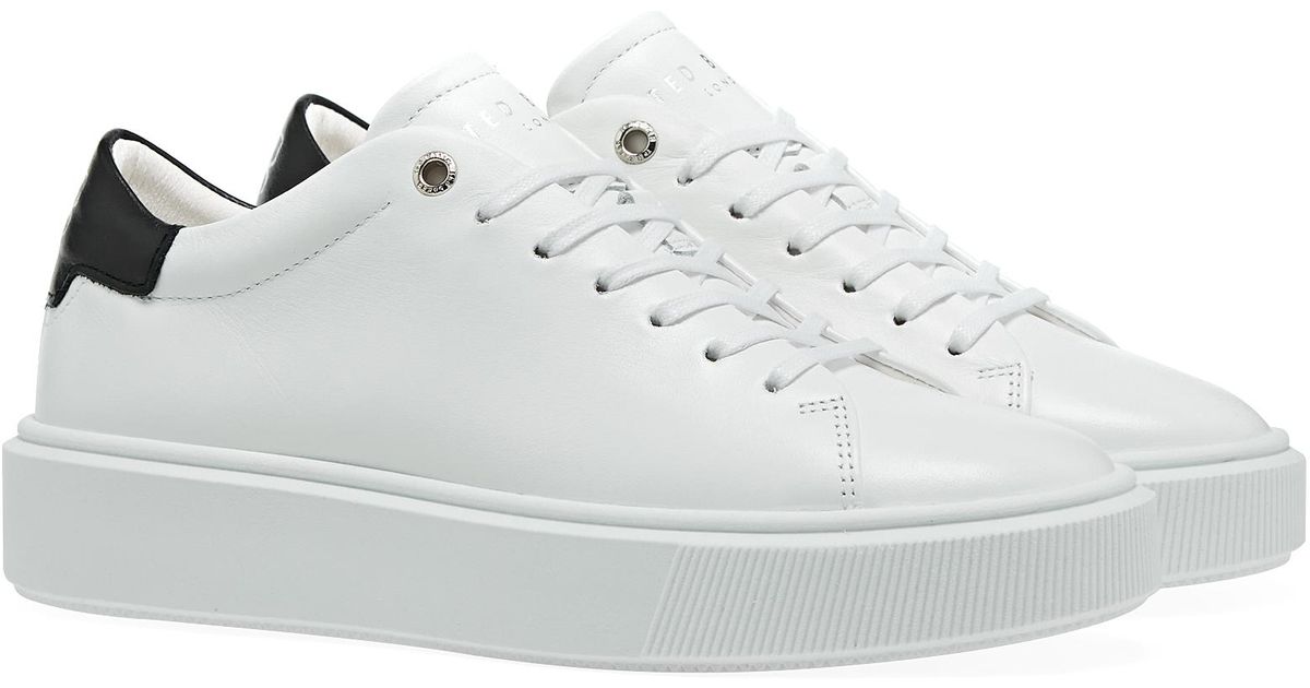 Ted Baker Lornea Shoes in White-Black (White) - Lyst