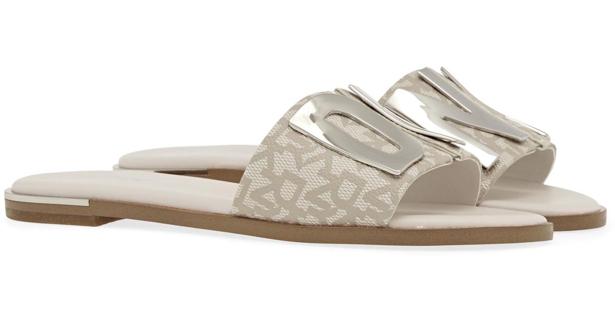 DKNY Waltz Sandals in White | Lyst