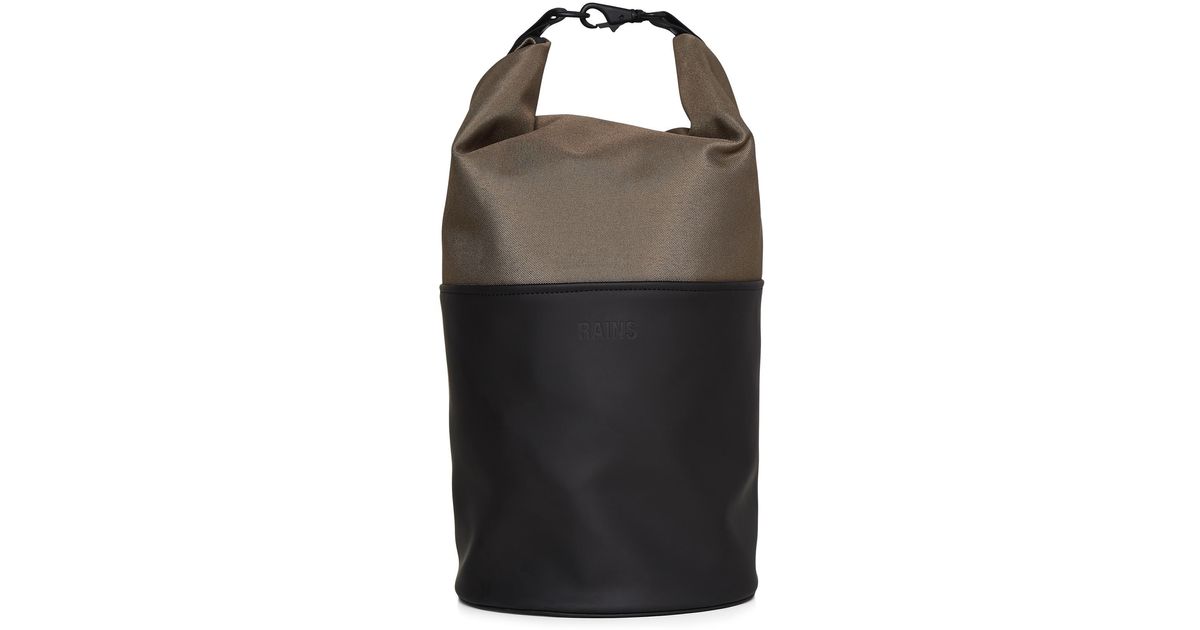 Rains Bucket Sling Bag Mini Backpack in Black Lyst UK