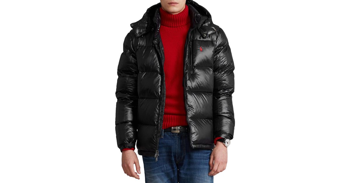 Polo Ralph Lauren El Cap Glossy Jacket in Black for Men Lyst
